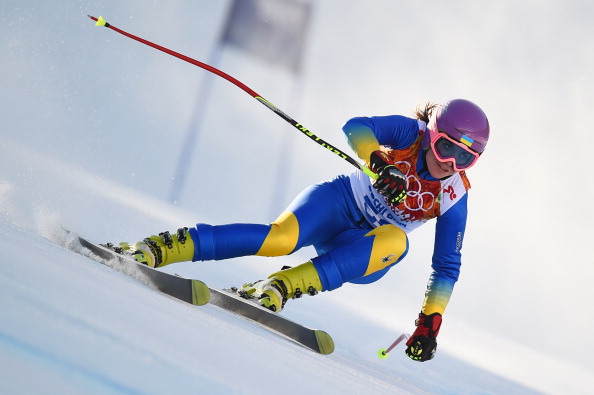 Bogdana Matsotska will remain in Sochi but has withdrawn from her remaining slalom event on political grounds ©Getty Images