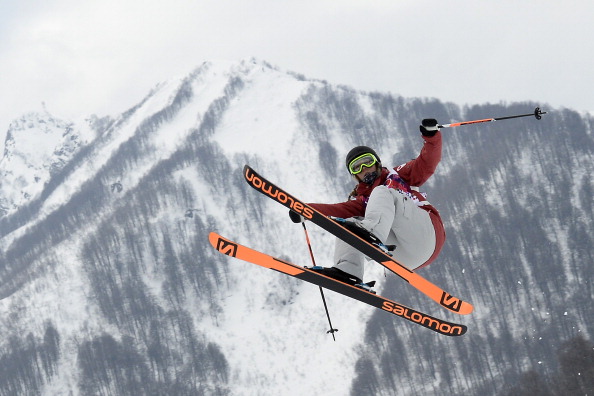 Canada's Dara Howell in action in the ski slopestyle qualification ©AFP/Getty Images