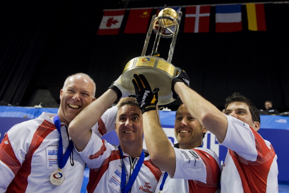 Canada triumphed when the World Championship was last held in Basel in 2012 ©AFP/Getty Images