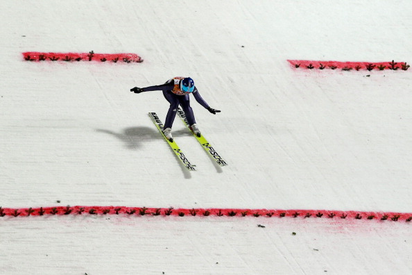Carina Vogt won gold in ski-jumping last night - the first ever women to do so ©Getty Images