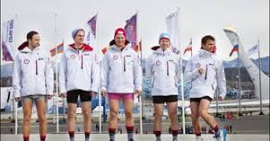 Curling team with no pants ©Norwegian Curling Team/Facebook