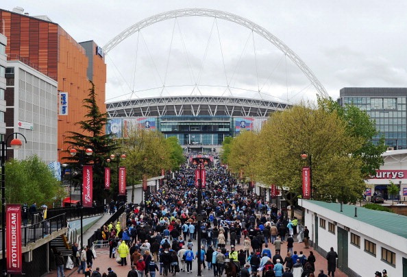 EE says it will provide fans attending Wembley with enhanced technology services to improve their viewing experience ©AFP/Getty Images