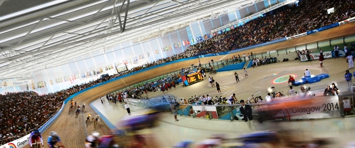 Events International will provide corporate hospitality at Glasgow 2014 venues including the Sir Chris Hoy Velodrome ©Glasgow 2014