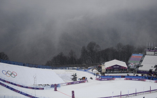 Fog has caused the postponement of events in snowboard cross and biathlon at Sochi 2014 ©AFP/Getty Images