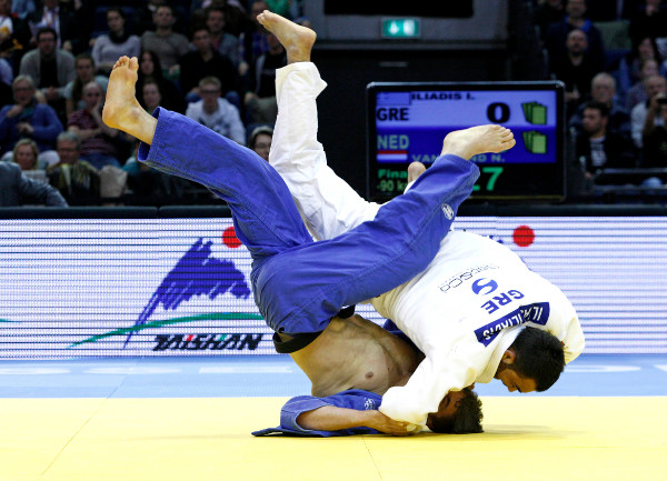 Greek judoka Ilias Iliadis was in devastating form in the men's under 90kg contest as he powered his way to the gold medal ©IJF