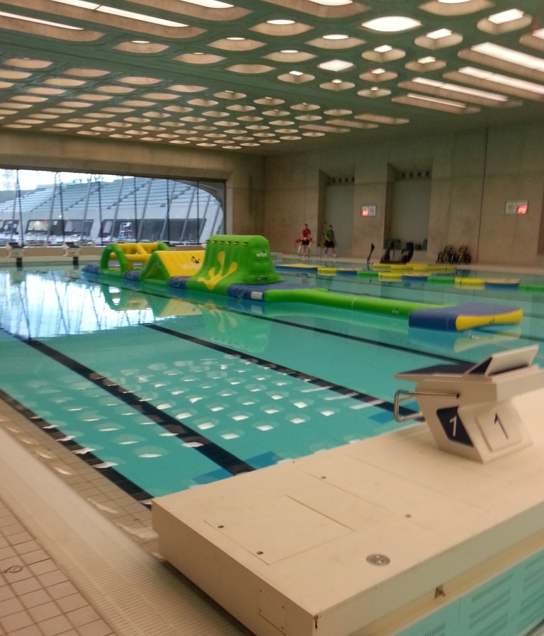 Inflatables and swimming lessons will be available in the adapted 50m training pool, used by athletes at the 2012 London Games ©ITG