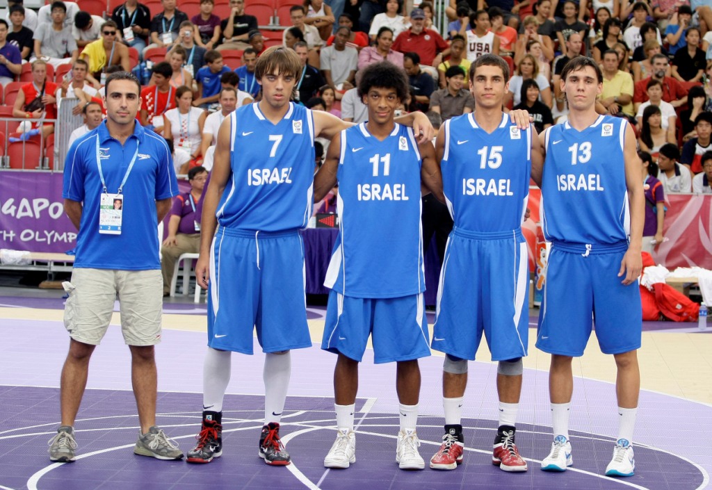 Israel came sixth in the 3x3 event at the 2010 Youth Olympic Games - the first international competition to host the sport ©FIBA