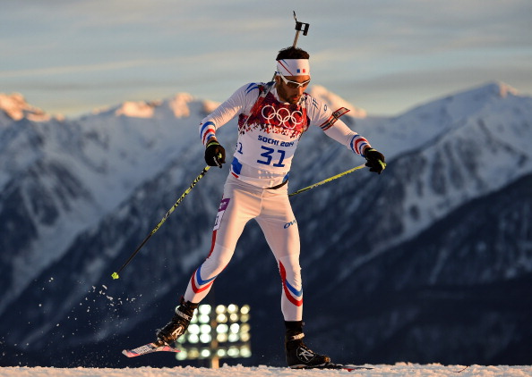Martin Fourcade won his second biathlon gold of the Games on day six ©Getty Images