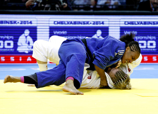 Morocco's Assmaa Niang has won the first World Judo Tour medal of her career with victory over Great Britain's Sally Conway ©IJF