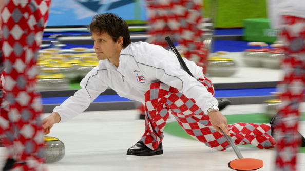 The popularity of Norway's trousers means no neutral wants to see them lose to Britain in today's curling play-off ©Toronto Star/Getty Images