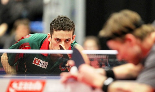 Portugal's Marcos Freitas took the men's title at the 2014 Europe Cup in Lausanne ©Remy Gros/ITTF