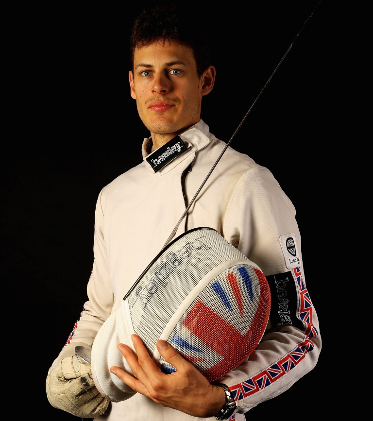 Richard Kruse is set to achieve his 100th senior international cap for Britain this weekend ©British Fencing
