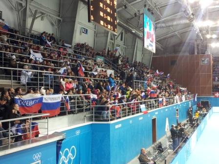 Russian support as the host nation edge ahead against the United States ©ITG
