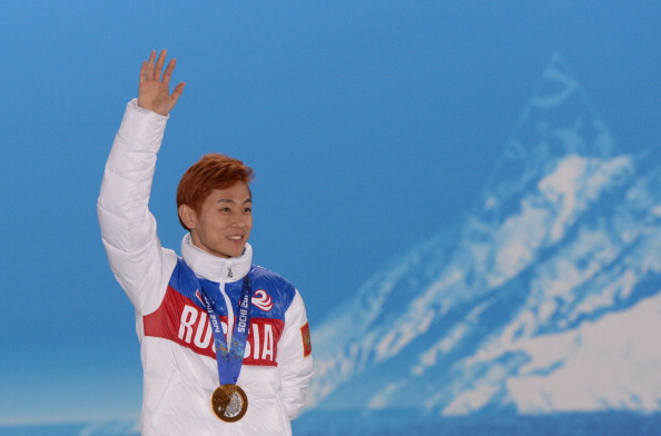 South Korean born short track speed skater Viktor Ahn became a Russian citizen in 2011 and ultimately won three gold medals and a bronze for the Olympic host nation at Sochi 2014 ©AFP/Getty Images