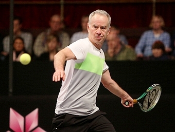 Tennis legend John McEnroe will be one of the stars taking part in matches on World Tennis Day in March ©Getty Images 