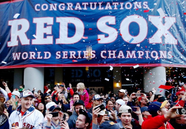 The Boston Red Sox put a 93 game losing record behind them to win the World Series in 2013 ©Getty Images