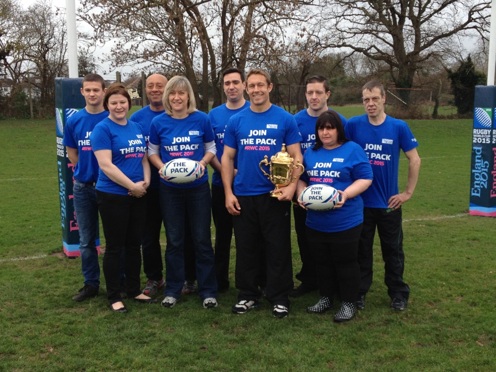 The Pack - the official volunteer programme for the Rugby World Cup 2015 was launched today at the Grasshoppers Rugby Football Club ©England2015