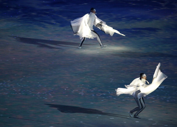 The Pyeongchang 2018 section of the Closing Ceremony ©McClatchy-Tribune/Getty Images