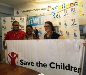 The Save the Chidren Fiji campaign has been awarded the IOC Trophy for 2013 ©FASANOC
