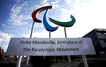 The Sochi 2014 Paralympic Winter Games Torch will pay an historic visit to Stoke Mandeville on Saturday ©Getty Images 