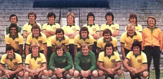 The new Australian National kit took its inspiration from the historic 1974 Socceroos who became the first Australian team to qualify for the World Cup finals ©Hulton Archive/Getty Images
