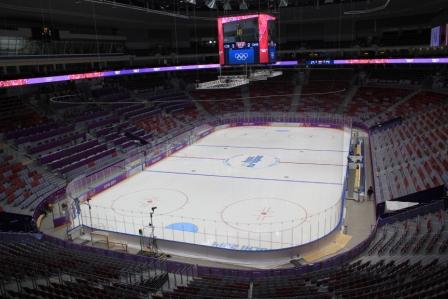 The temperature of the ice is one of Dow's many involvements in the Bolshoy Arena ©Dow