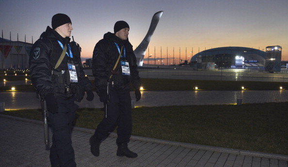 Security personnel are in full display in Sochi but Bach claims they will not disrupt the atmosphere of the Games ©AFP/Getty Images