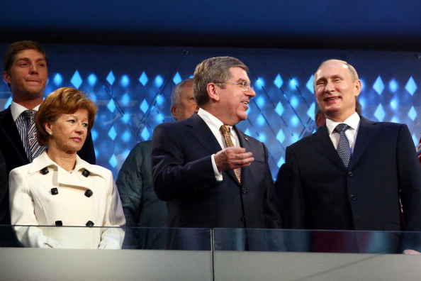 There was plenty for Russian President Vladimir Putin right to smile about at Sochi 2014 ©Getty Images