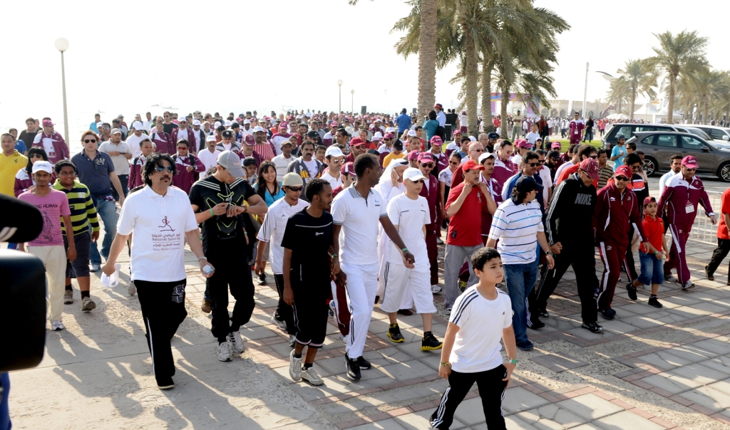 Thousands of people have already visited the QOC's Sport Village which was opened on February 6 ©QOC