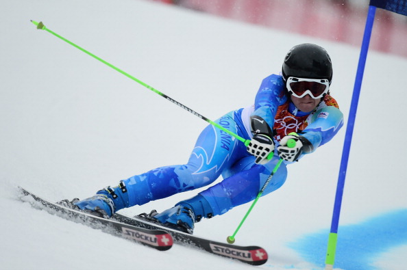 Tina Maze is bidding to win a second gold medal following her downhill co-victory ©AFP/Getty Images