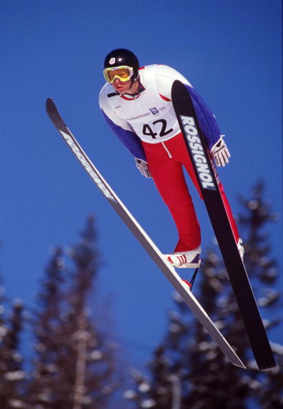Todd Lodwick competing at the first of six Olympic Games, so far, in Lillehammer 1994 ©Getty Images