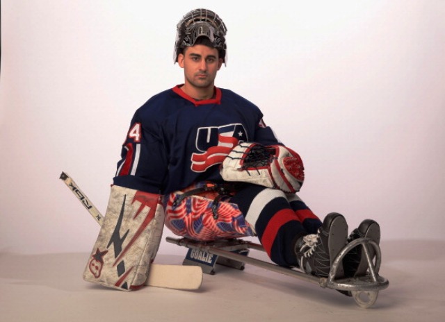 US goaltender Steve Cash will be looking to secure his third Paralympic title at Sochi 2014 ©Getty Images 