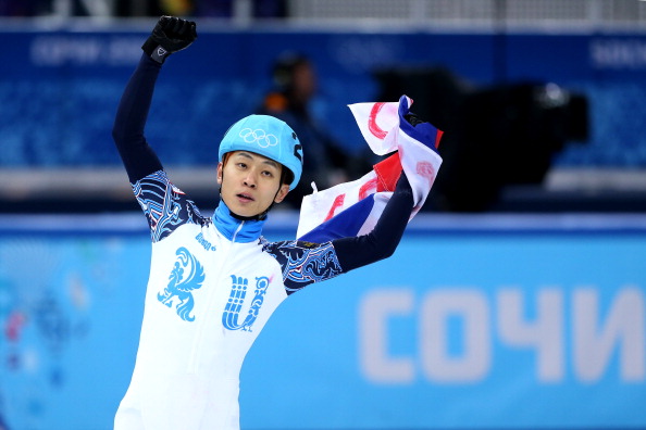 Victor An wins speed skating gold, his second of the Games ©Getty Images
