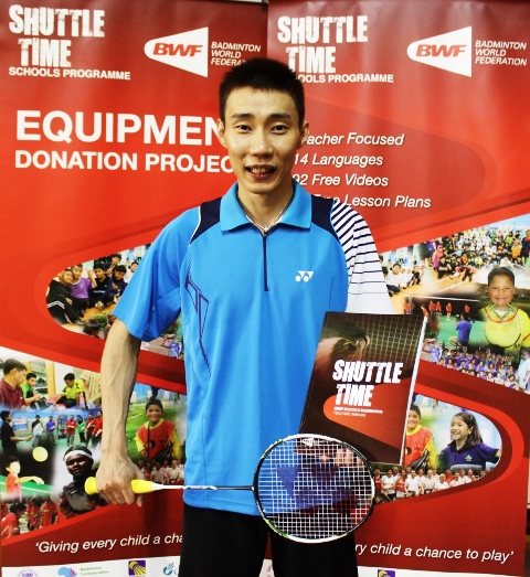 World number one Lee Chong Wei has donated some of his old equipment to the Equipment Donation Project ©BWF