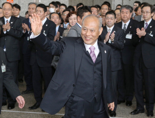 Yoichi Masuzoe will travel to Sochi 2014 to attend the Closing Ceremony after his victory in the Tokyo Governor elections ©JIJI PRESS/AFP/Getty Images