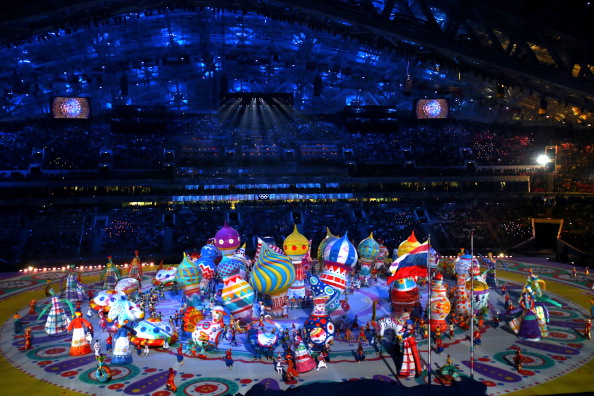 Inflatables, lots and lots of inflatables at the Opening Ceremony ©Getty Images