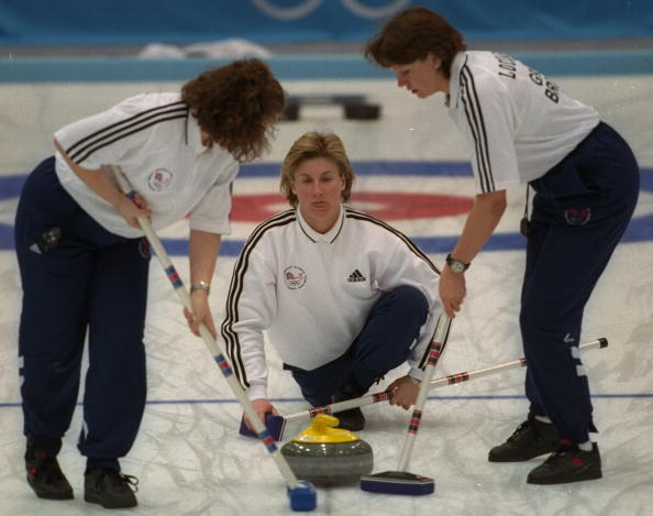 British skip Kirsty Hay led her team to within tantalising reach of a medal at the 1998 Nagano Games ©Getty Images