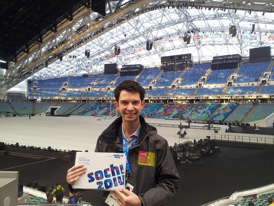 insidethegames reporter Nick Butler has arrived early for the Opening Ceremony of Sochi 2014 ©ITG