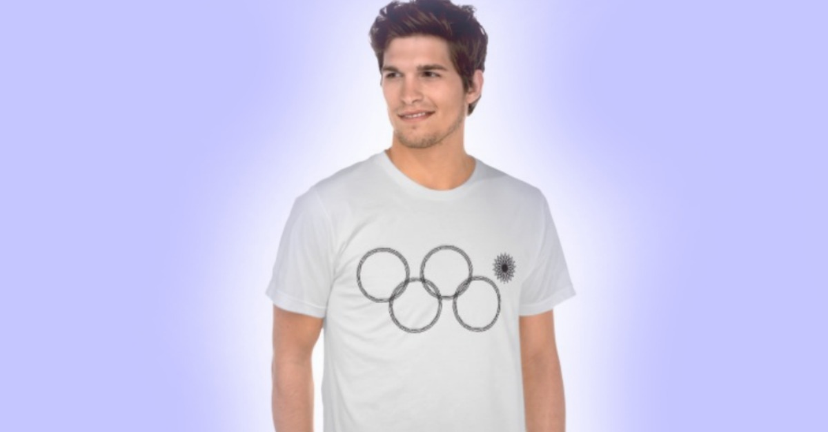 Sochi 2014 Olympic rings tee-shirt
