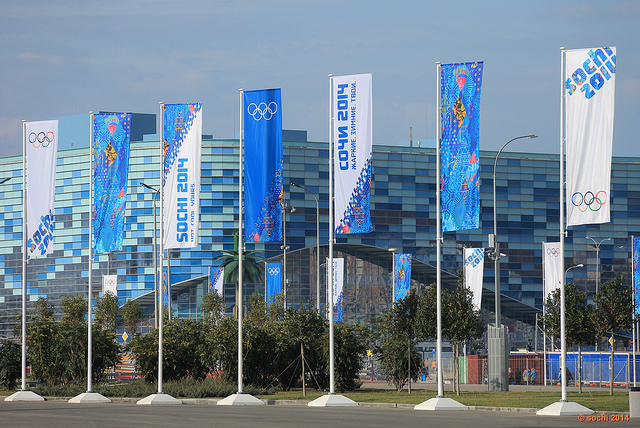 Sochi 2014 flags Sochi 2014