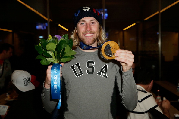 Sage Kotsenburg is "stoked" after his slopestyle gold ©Joe Scarnici/Getty Images for USOC