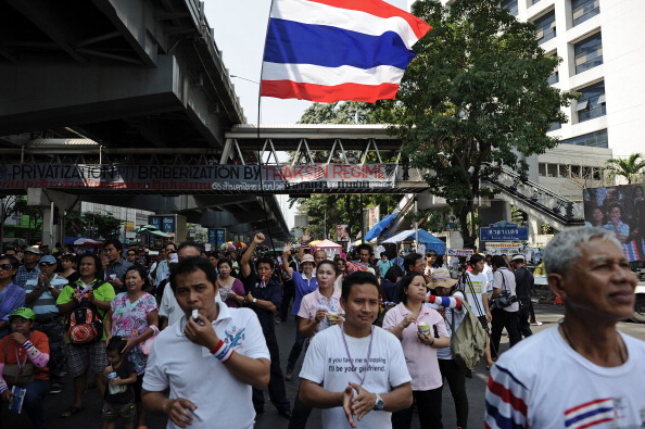 Protests in Bangkok have forced the relocation of the tournament ©AFP/Getty Images
