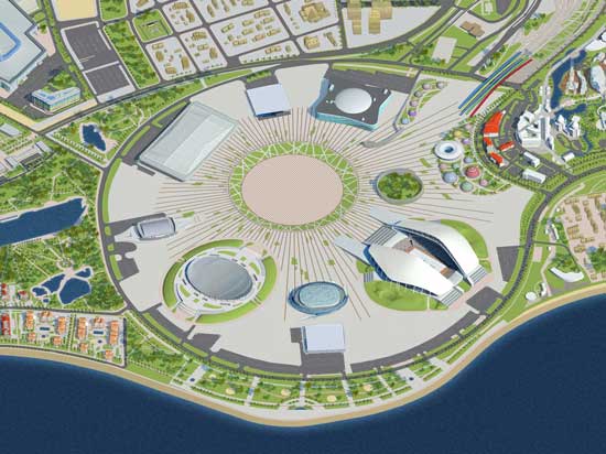 Dow Chemical has helped make Sochi's Olympic Park sustainable ©ITG