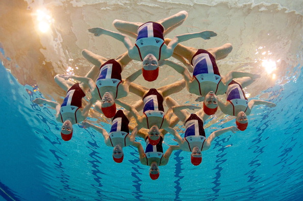 Great Britain entered the team and duet synchronised swimming competitions at London 2012 ©Getty Images