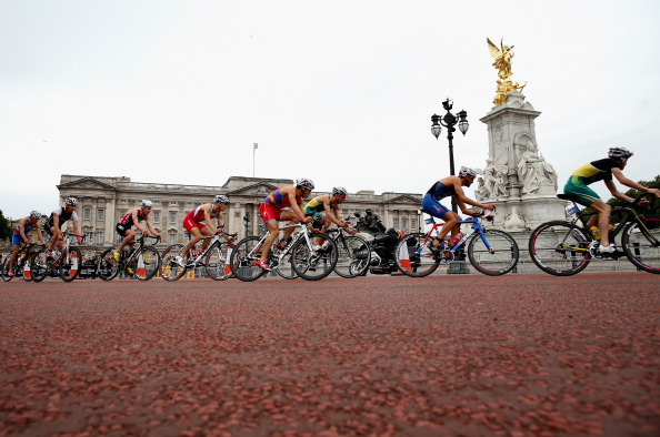 Threadneedle Investments held its own team triathlon as part of last year's World Triathlon Grand Final in London ©Getty Images