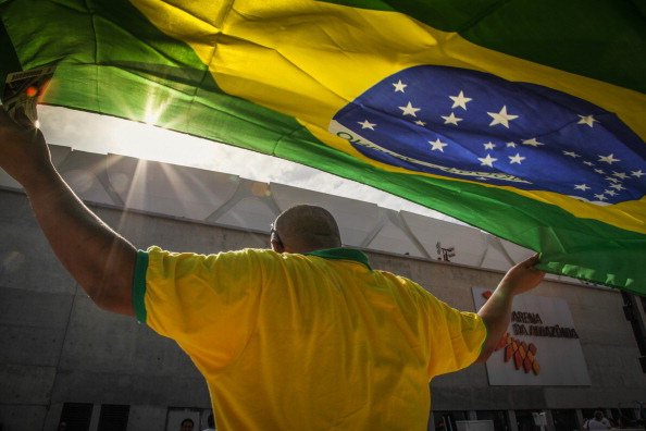 Brazilian football fans have been quick to snap up tickets released today ©AFP/Getty Images