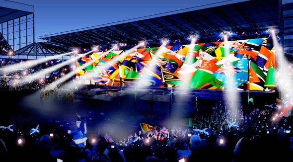 Celtic Park will provide a "window on the Commonwealth" during the Glasgow 2014 Opening Ceremony ©Glasgow 2014