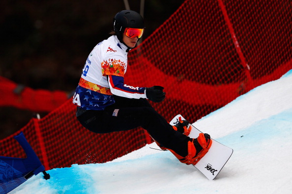 Evan Strong of the US won the men's snowboard cross in a US clean sweep ©Getty Images
