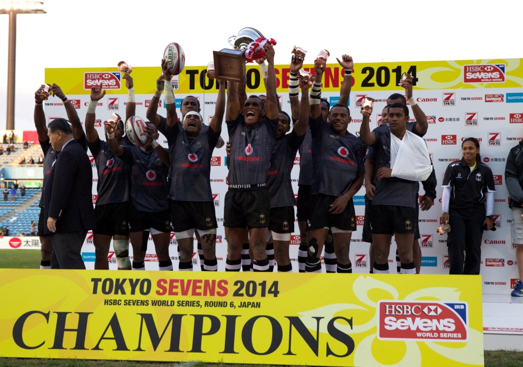 Fiji have secured the Tokyo Sevens title as the team still awaits confirmation of its place at Glasgow 2014 ©IRB