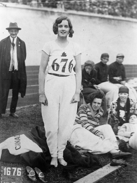 Ginger Hadley, the character who wins the high jump, seems to be modelled on actual gold medallist Ethel Catherwood ©Getty Images